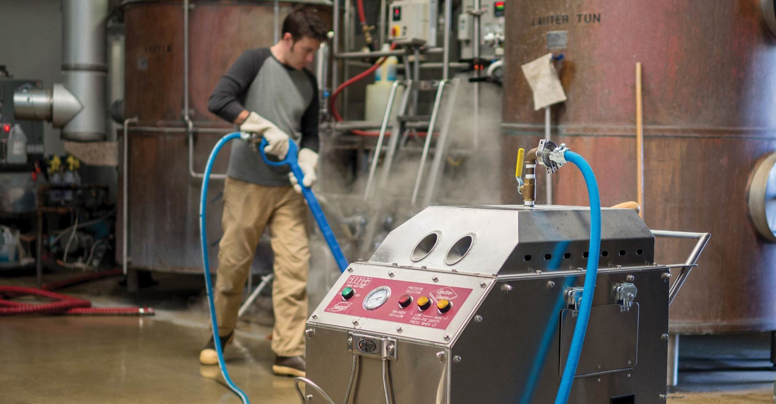 The Cleaning Power of Steam Brewing Industry Guide