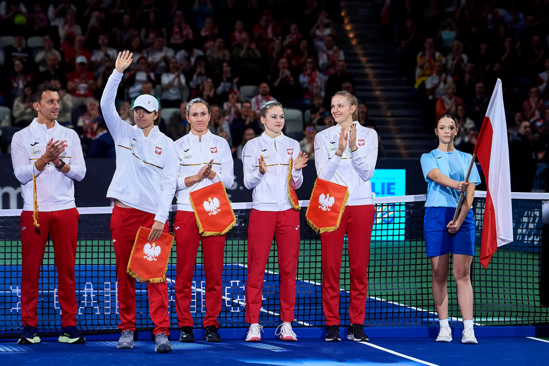 Swiatek & Team Poland at 2025 BJK Cup Play-offs