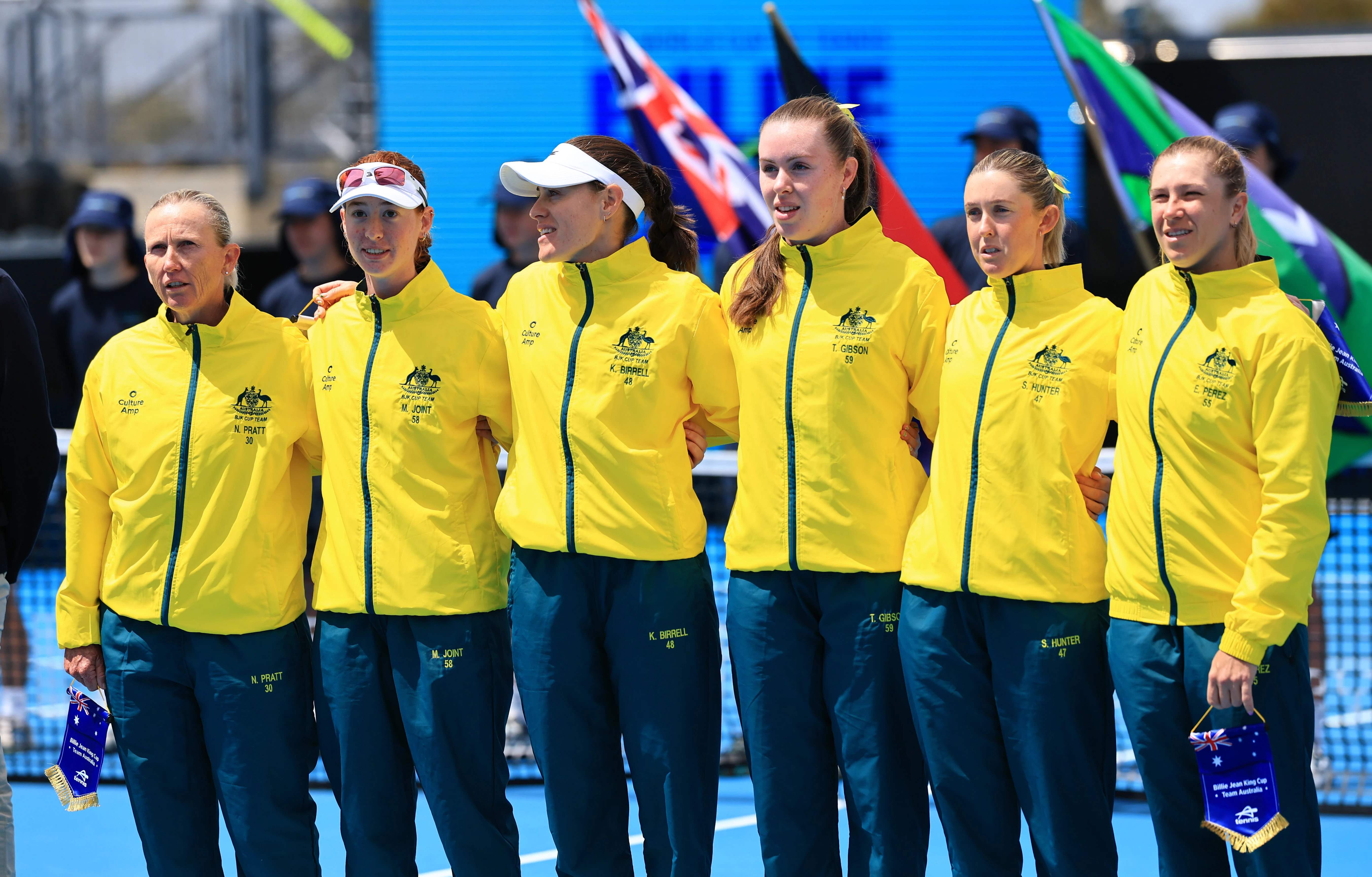 Australia's Billie Jean King Cup Play-offs team