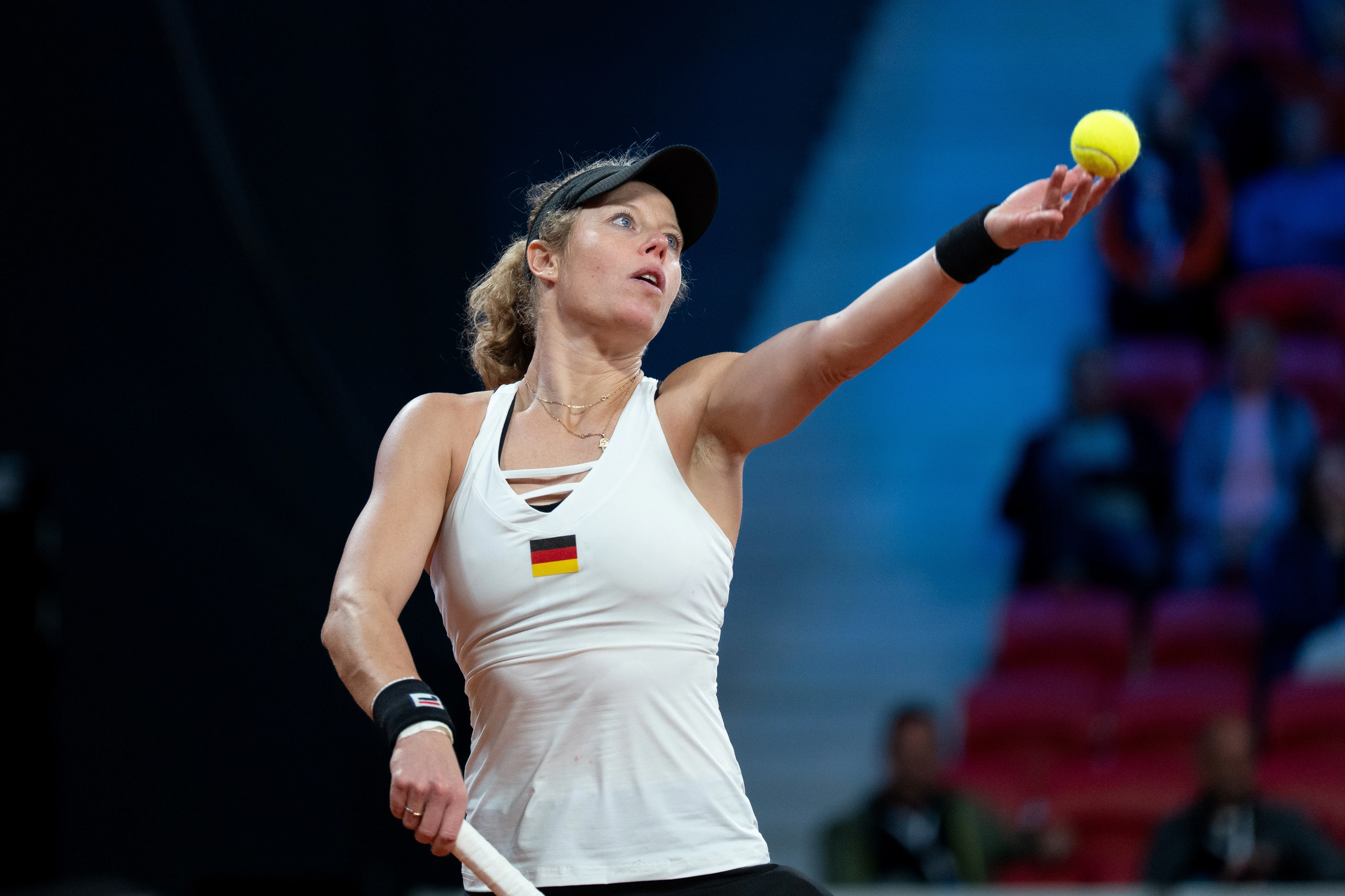 Laura Siegemund in action for Germany