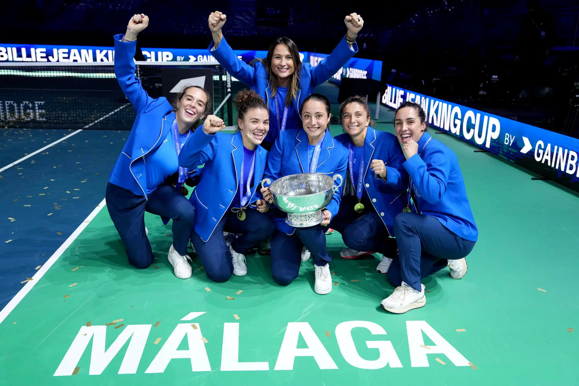 Italy win BJK Cup