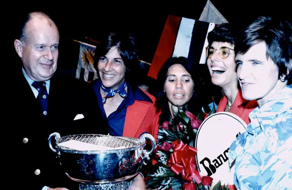 Team USA with 1976 Federation Cup