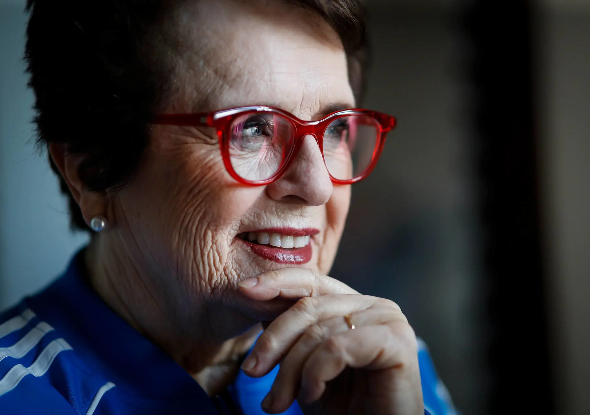 Billie Jean King during a photoshoot in 2020