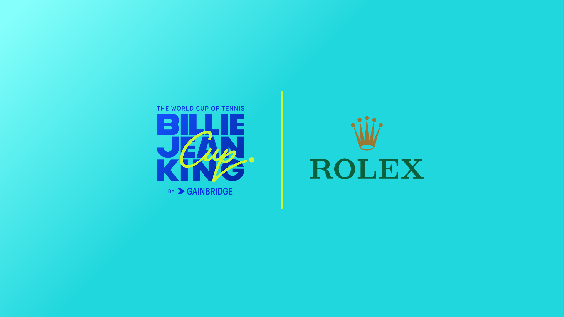 BJK Cup x Rolex logo lock-up