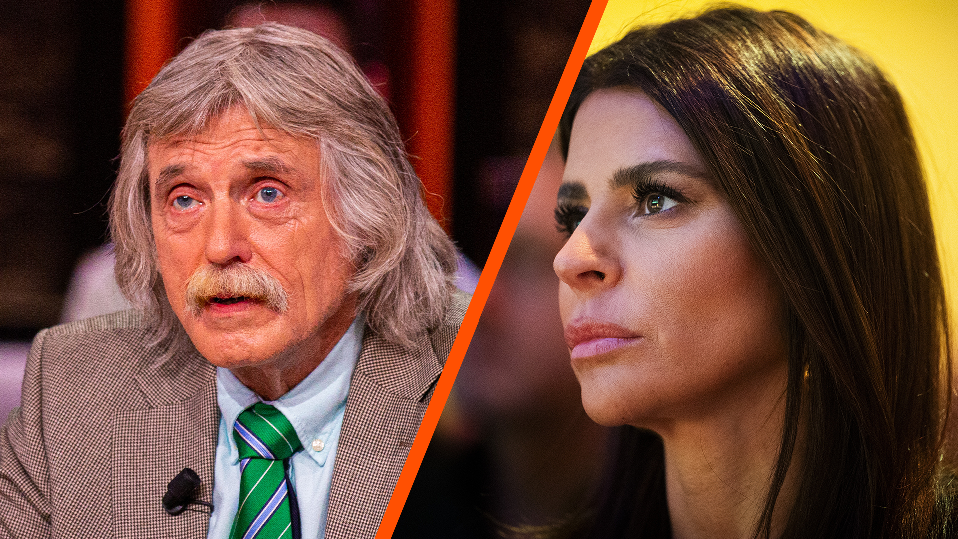Johan Derksen fileert Olcay Gulsen: 'Juffrouw golddigger...' | Shownieuws