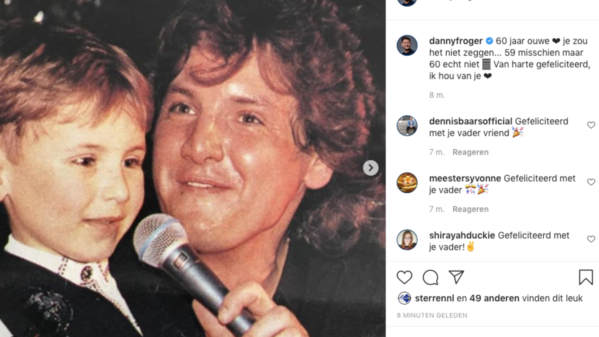 Rene Froger 60 Is Jarig Shownieuws