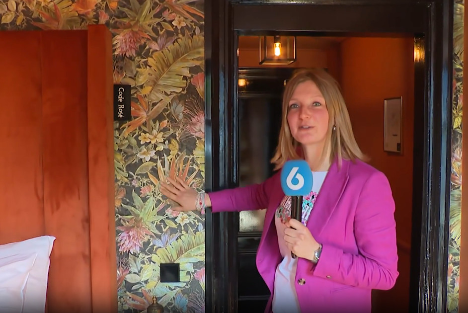 ZIEN Montana Meiland geeft exclusieve rondleiding door pension Code