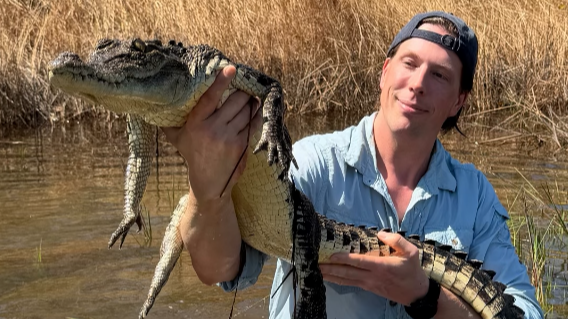Freek Vonk gebeten door krokodil: 'Risico van het vak' | Shownieuws