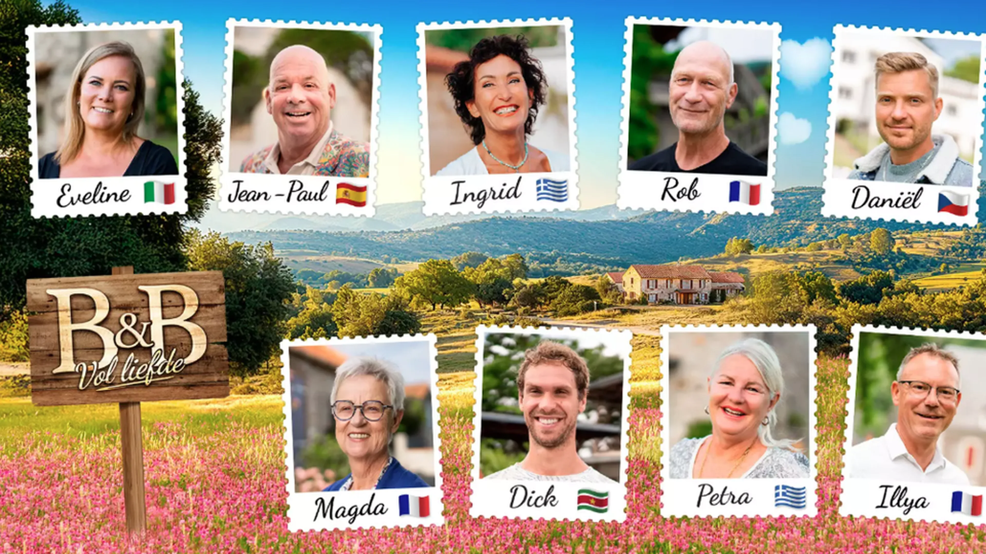 Zoenende foto met B&B-deelnemers roept vragen op | Shownieuws