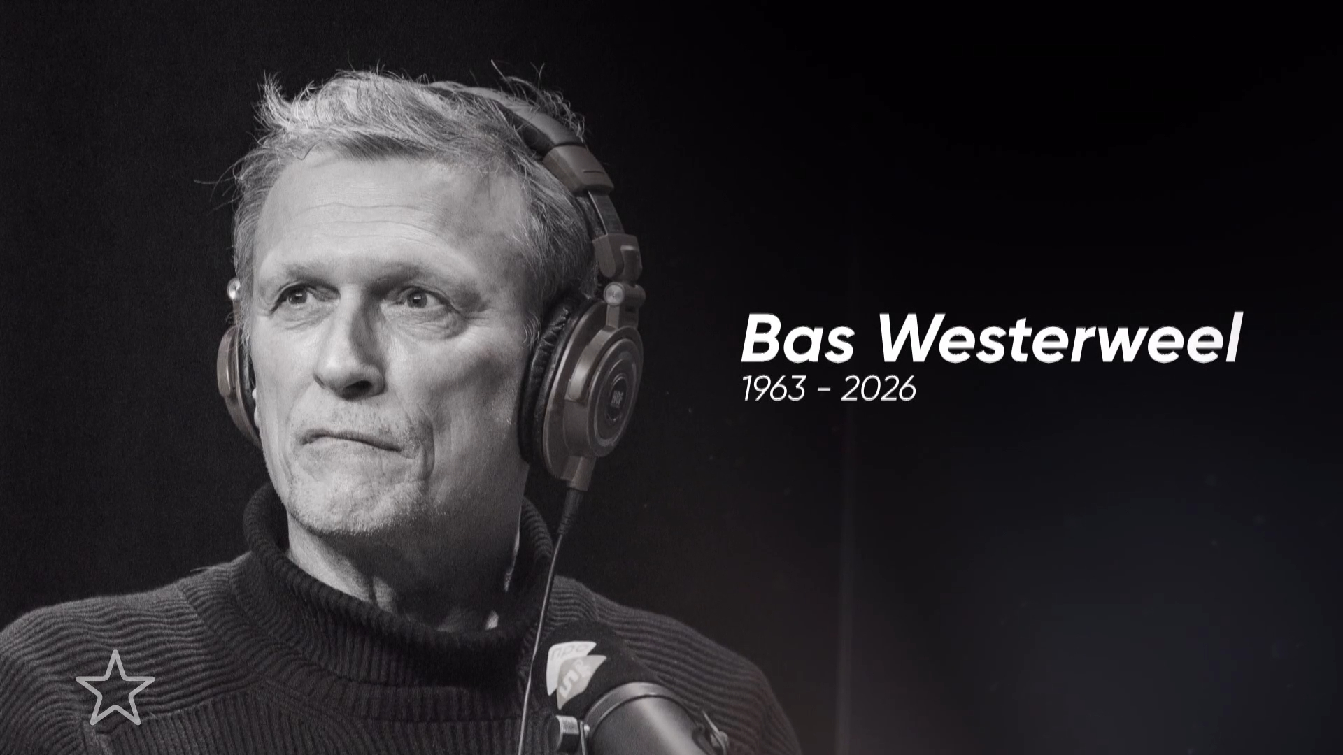 Presentator Bas Westerweel (62) overleden