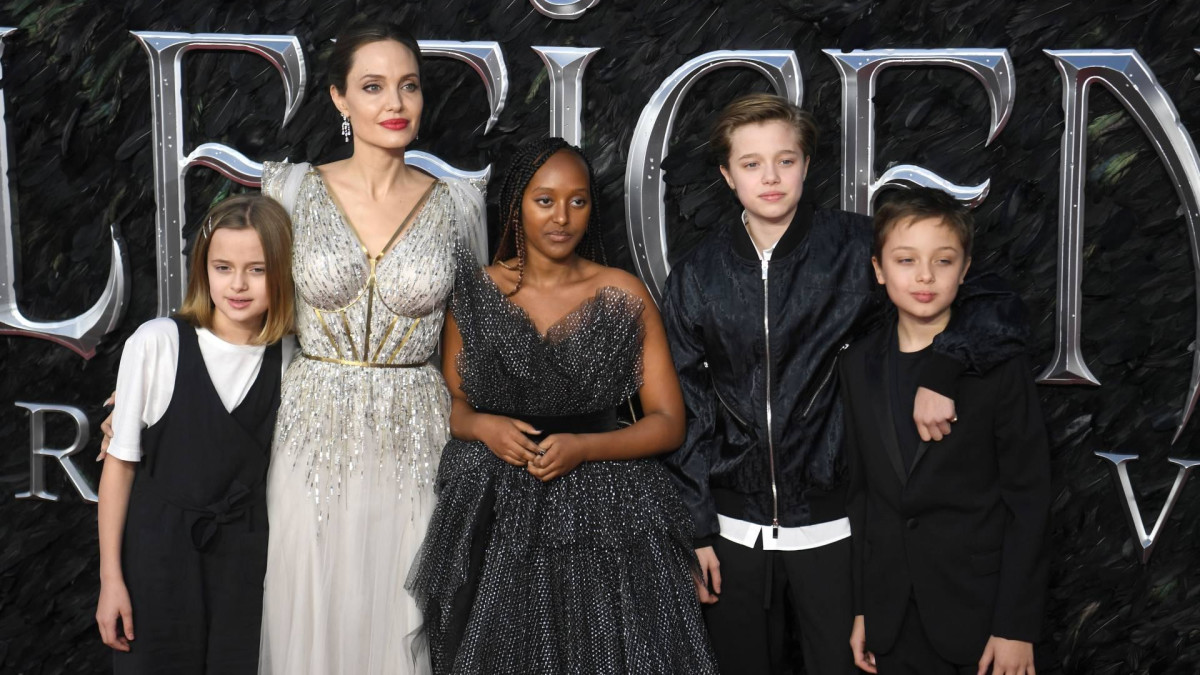 Kinderen verrassen Angelina Jolie op 46e verjaardag