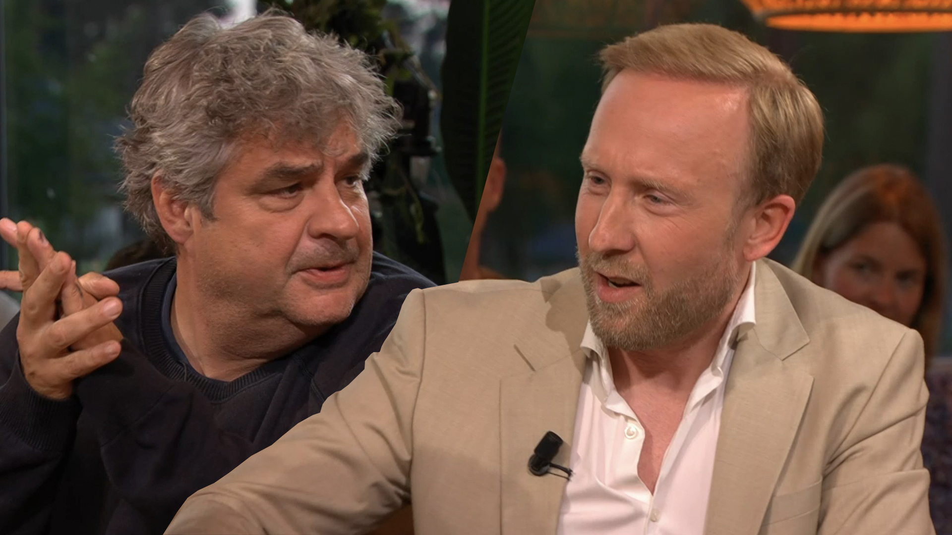 Felle discussie tussen Frank Lammers en Raymond Mens: 'Jij neemt Donald  Trump nog wel serieus!'