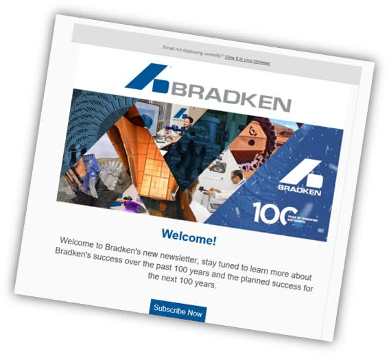 Subscribe to receive the latest Bradken news