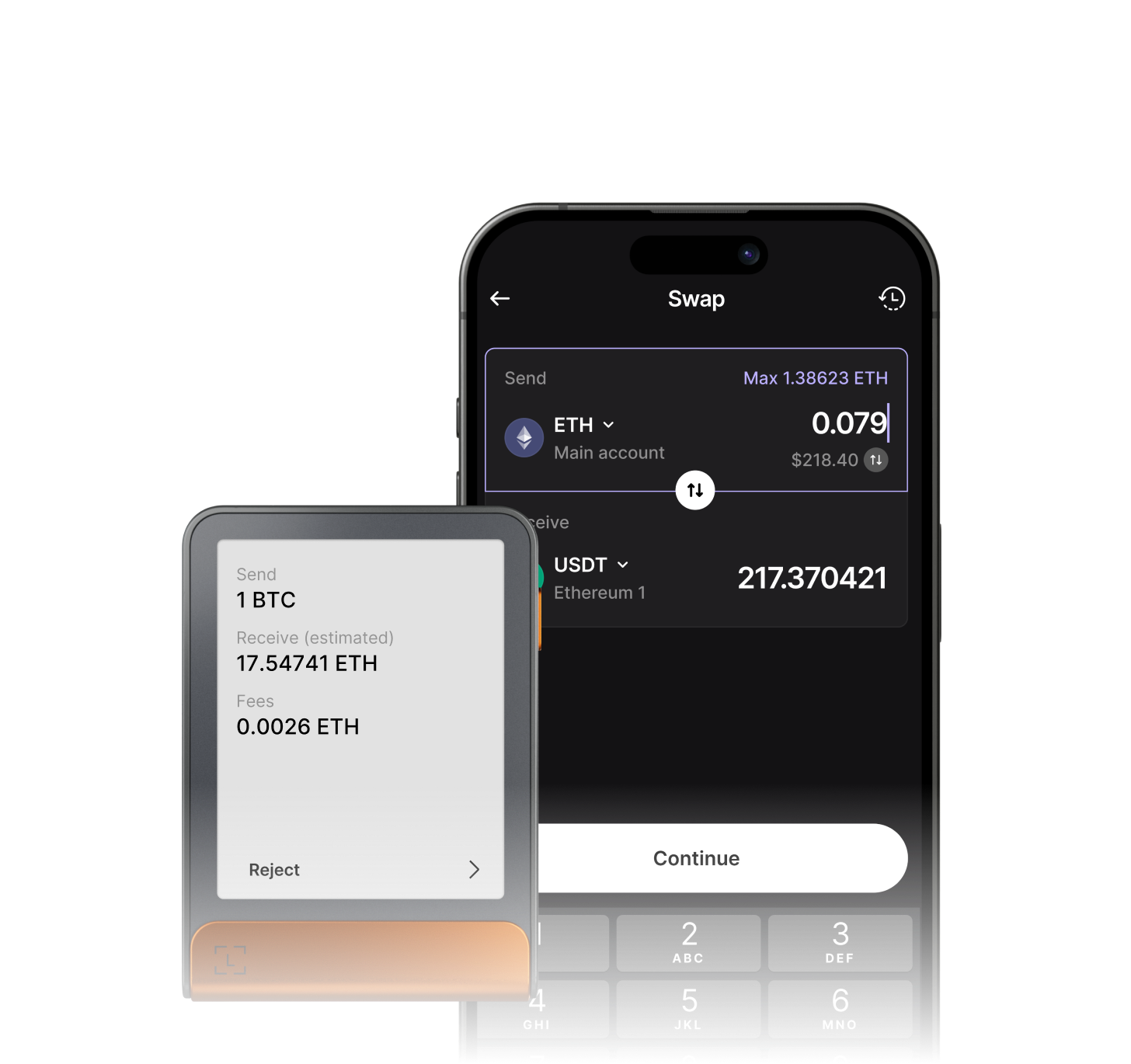 Swap crypto securely in seconds – Ledger Wallet Official App | Ledger