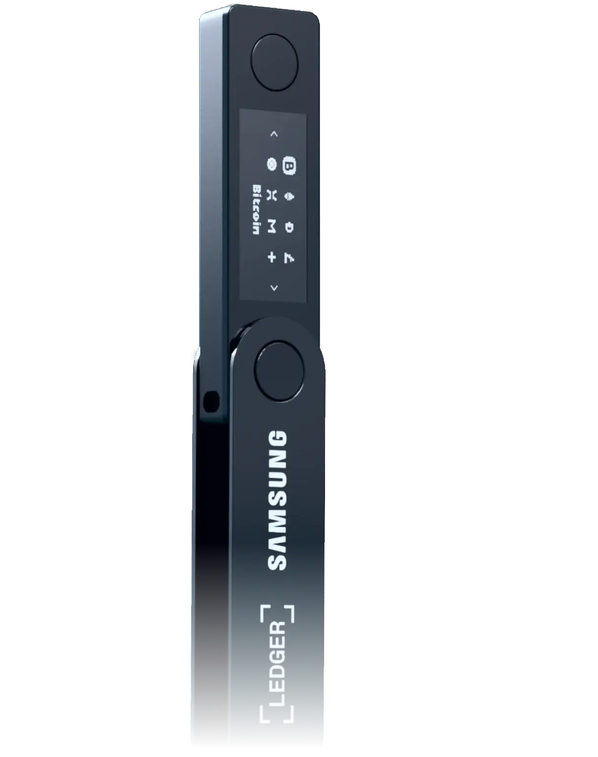 三星为其WEB3 捆绑套装用户设计的独家Ledger Nano X 设备。