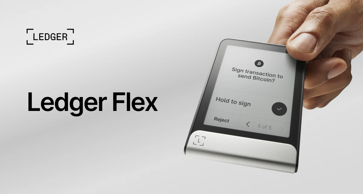 Ledger Flex : nouvelle génération d’écran tactile E Ink® sécurisé | Ledger