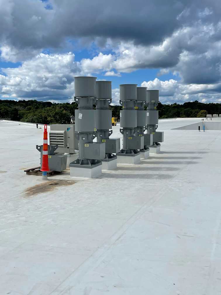 Belmont Middle and High School roof top HVAC controls upgrade