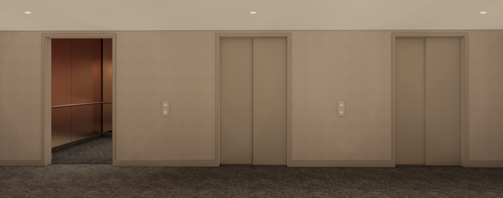 Residential Elevator Lobby