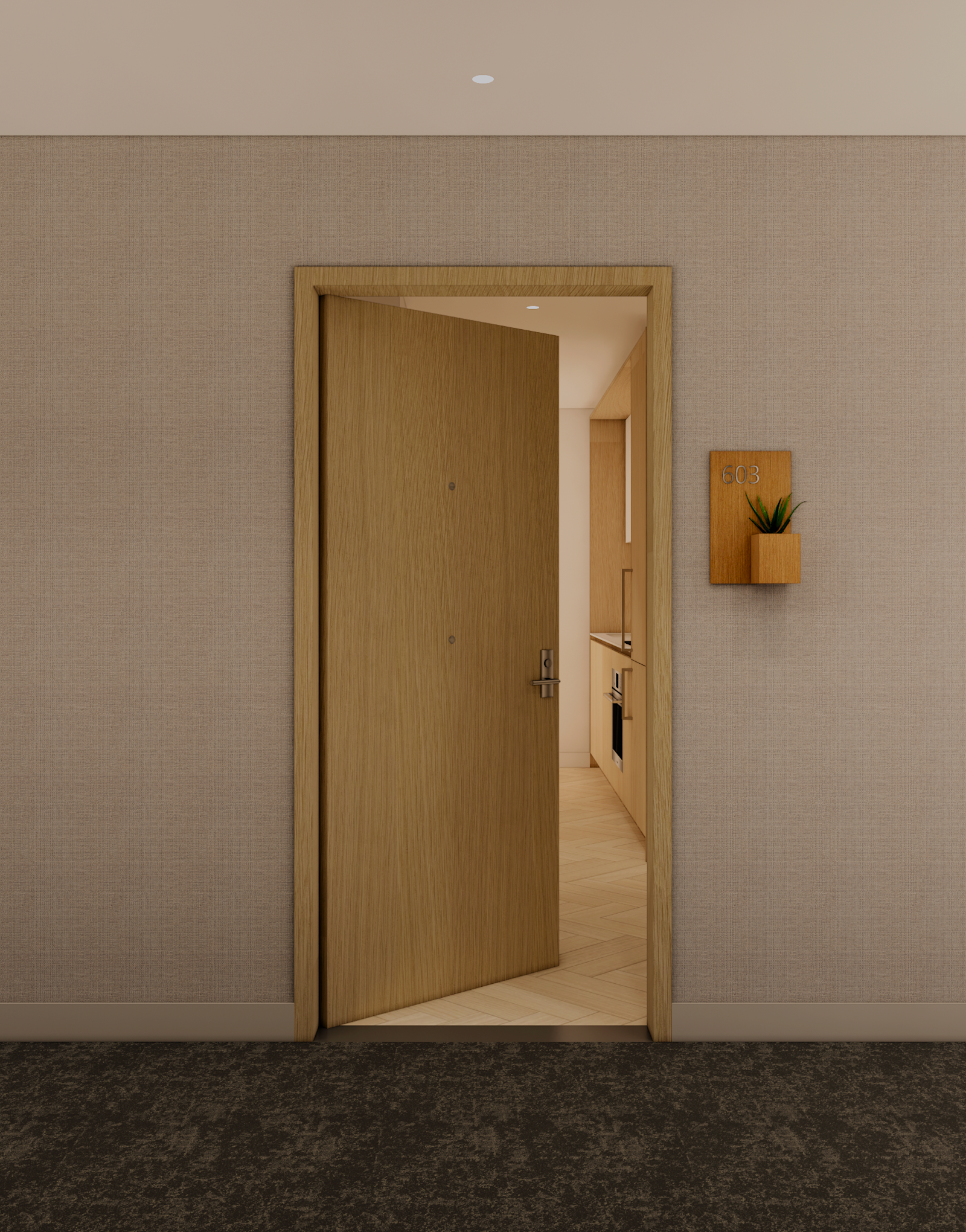 Suite Entry Doorway