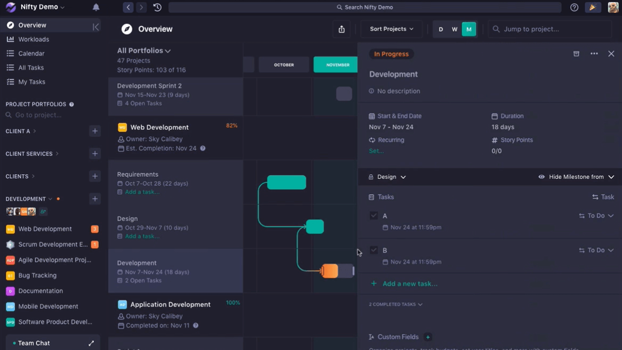 timeline software for mac project management