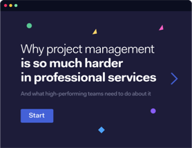 Why project management is so much harder in professional services