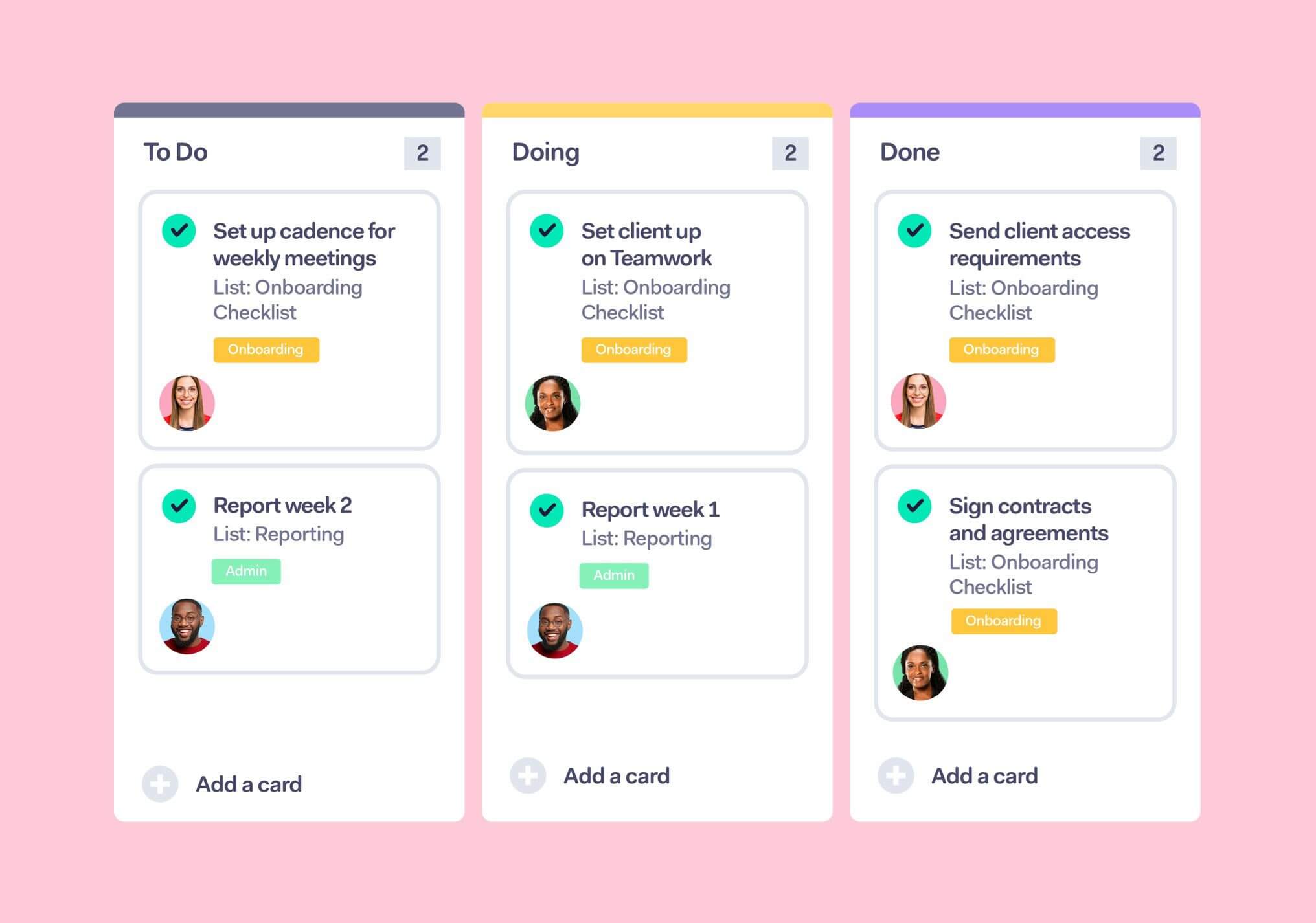 How to use our new client onboarding process template