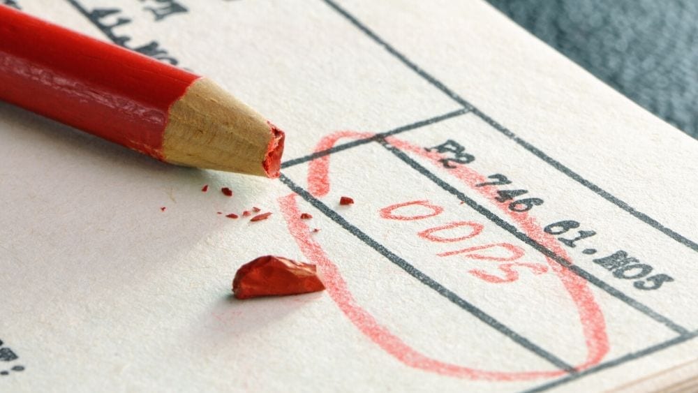 sheet of paper with pencil and eraser