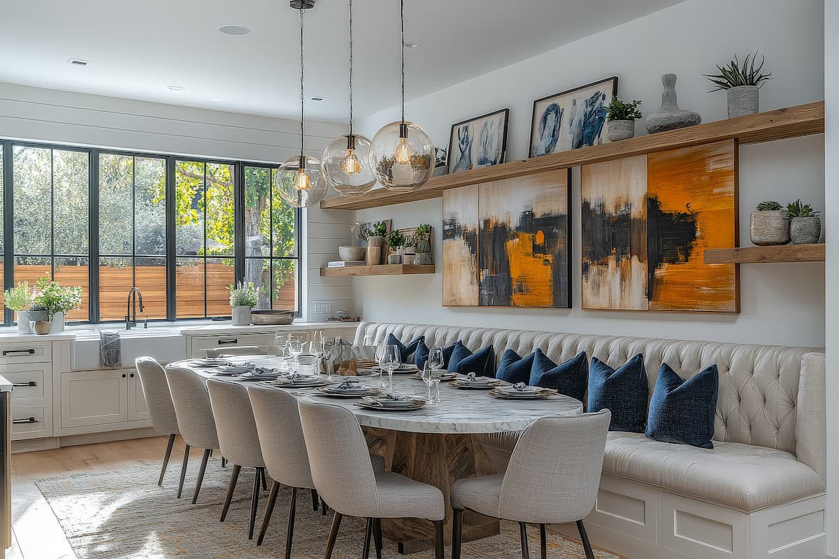 update farmhouse dining and kitchen