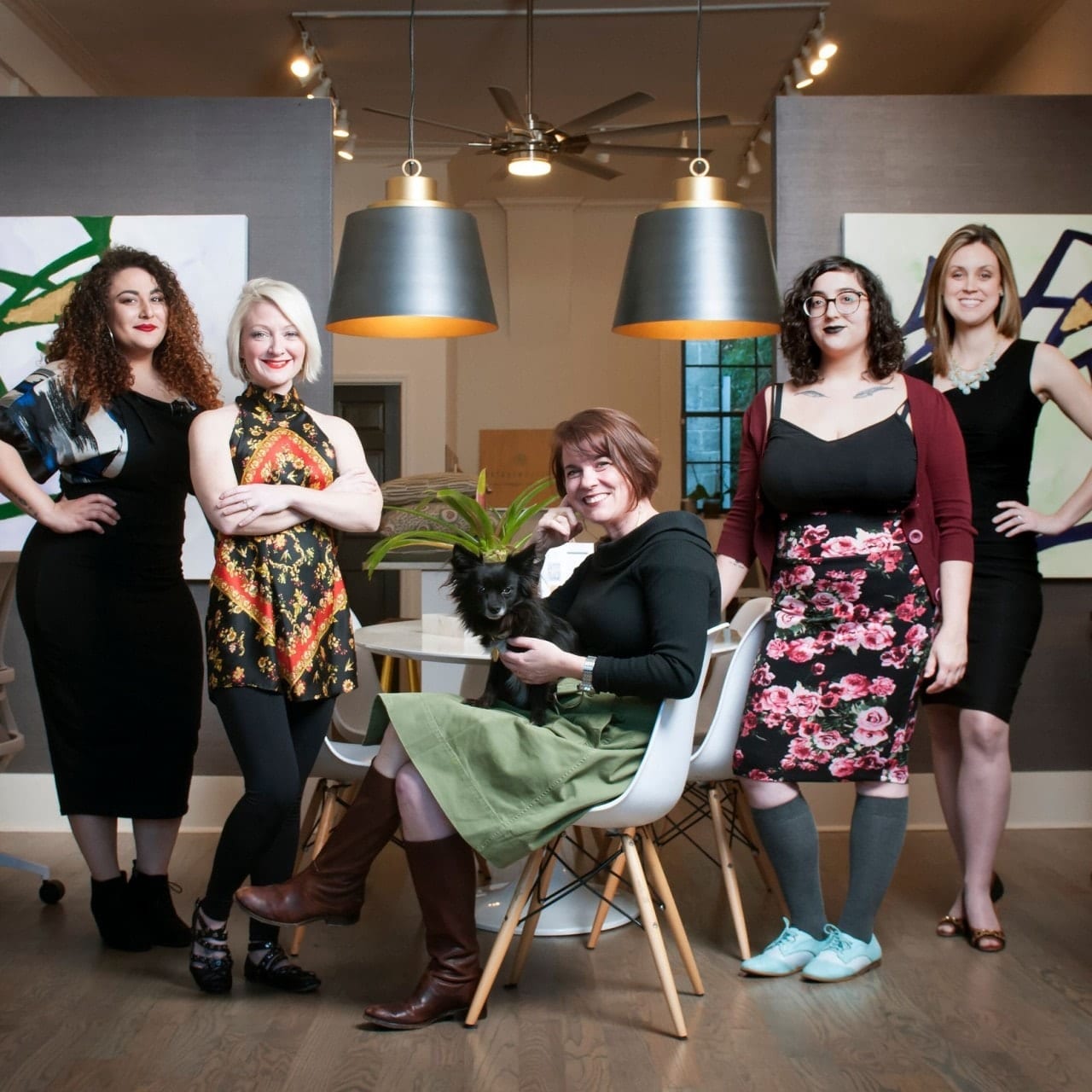 Group photo of the Balance Design team.