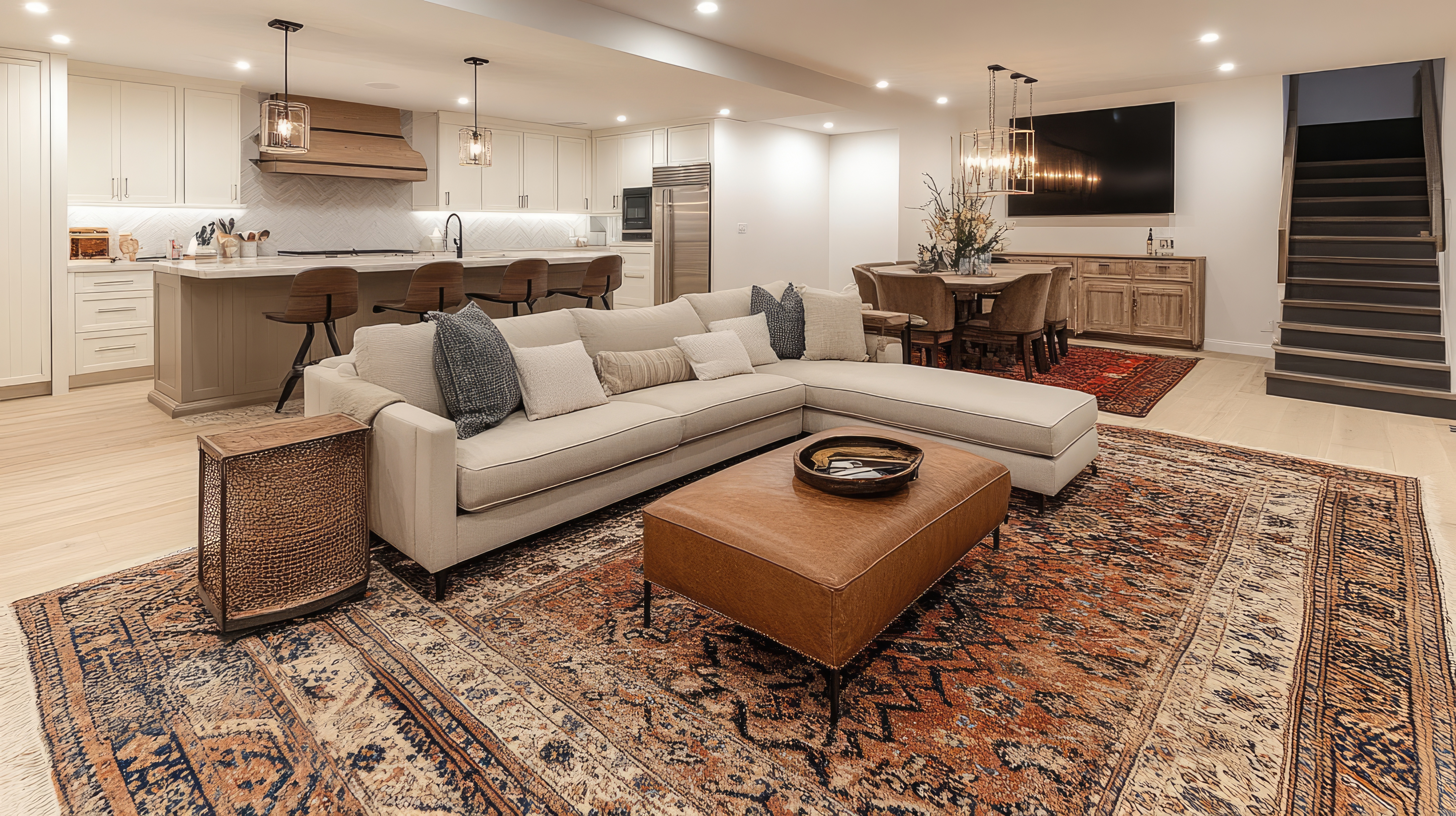 finished-furnished-basement