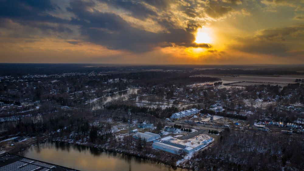 aerial view of Middlesex County