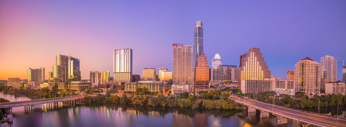 view of Austin skyline