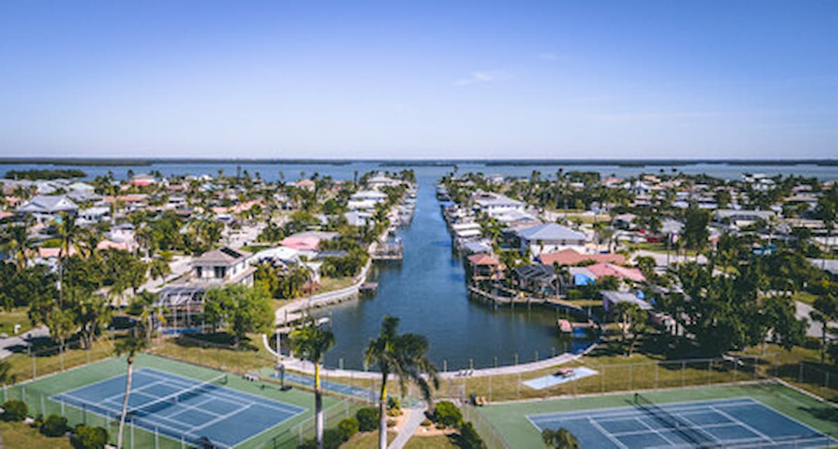 fort-myers-florida-drone-shot