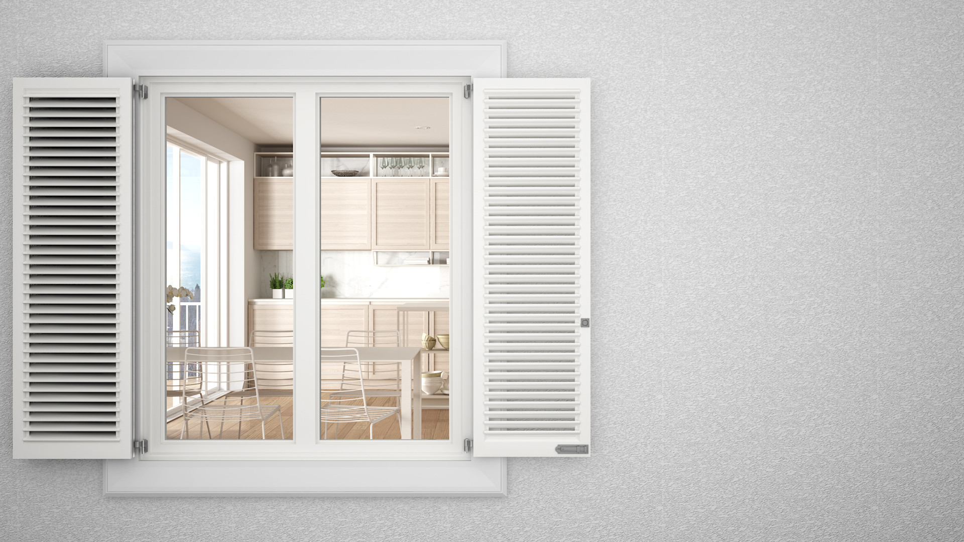 Windows with cross ventilation