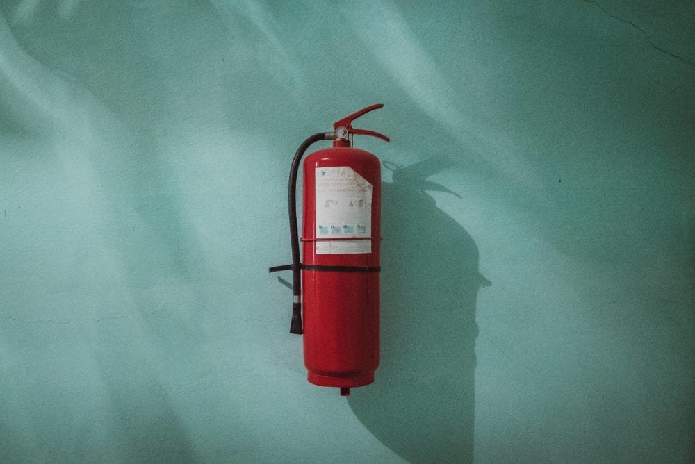 a-fire-extinguisher
