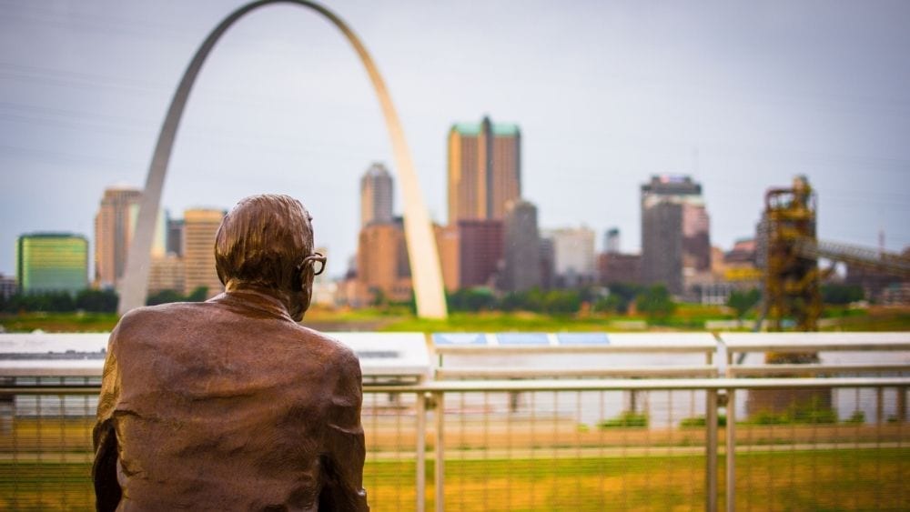 View of Saint Louis, Illinois