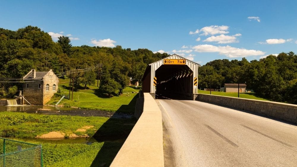 An old train tunnel in Chester County in Pennsylvania.