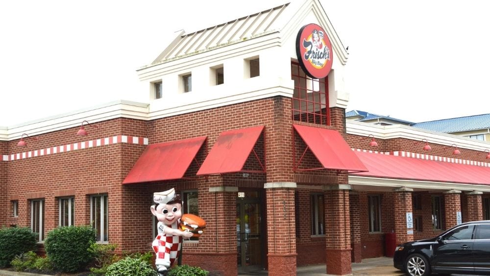 Exterior shot of Frisch’s, a restaurant chain in Ohio.