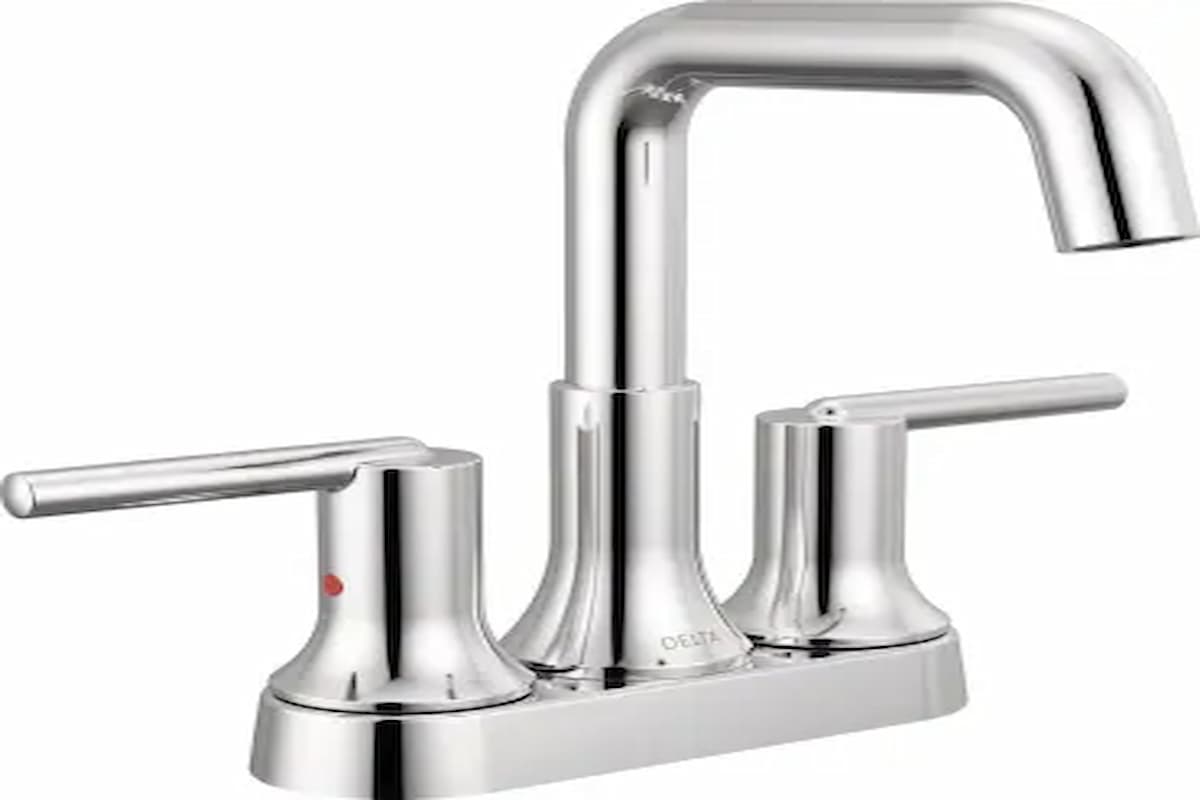 Faucet from the Delta Trinsic bath collection