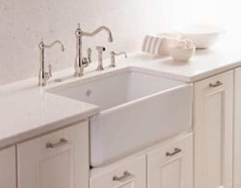 white undermount kitchen sink