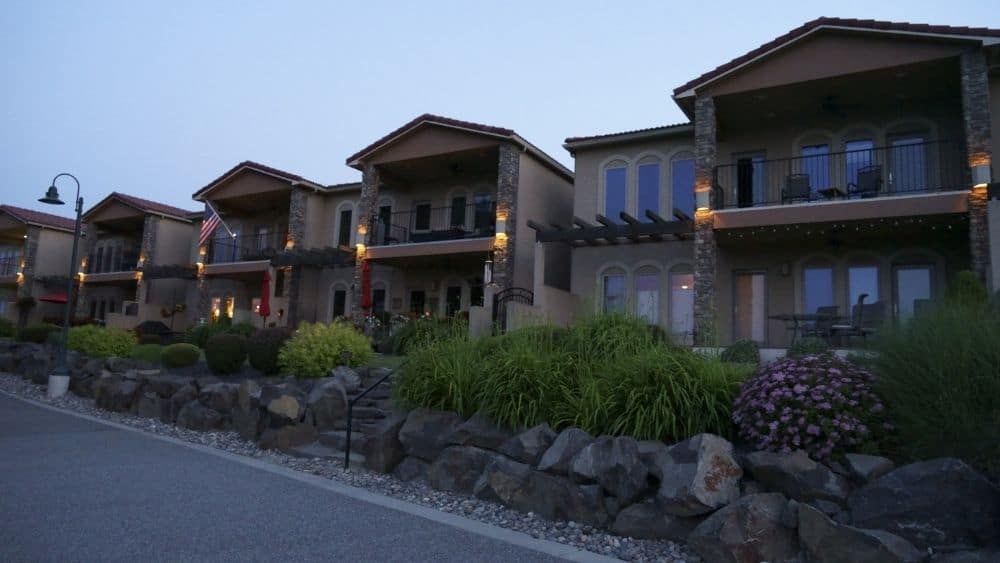 Row of homes in Pasco, Washington.