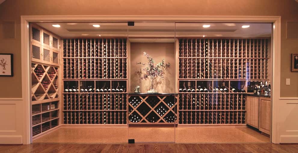 Zen wine display