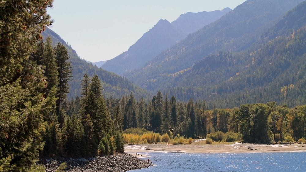 Wallowa Lake in northeast Oregon.