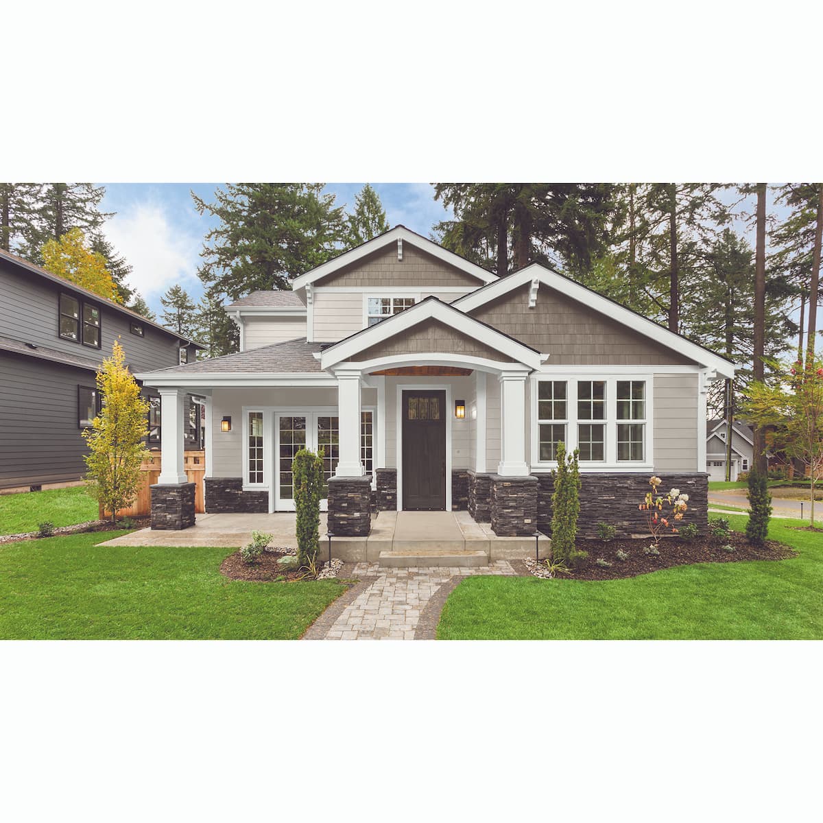 Modern Gray and Pure White Sherwin-Williams