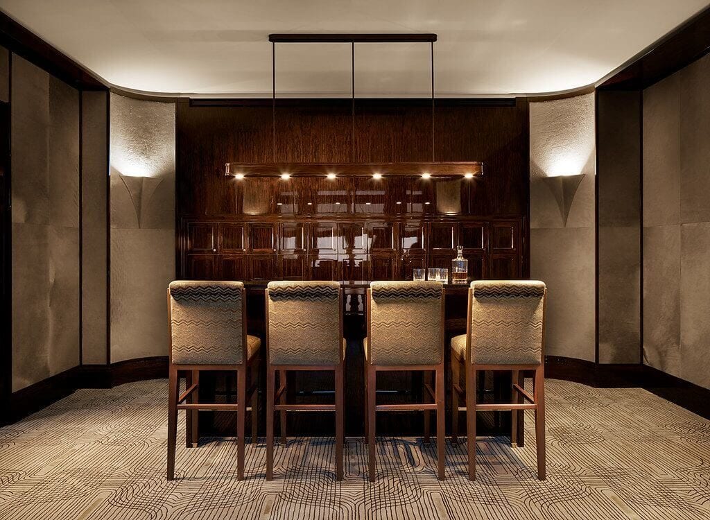 A community lounge in a condo/townhome community