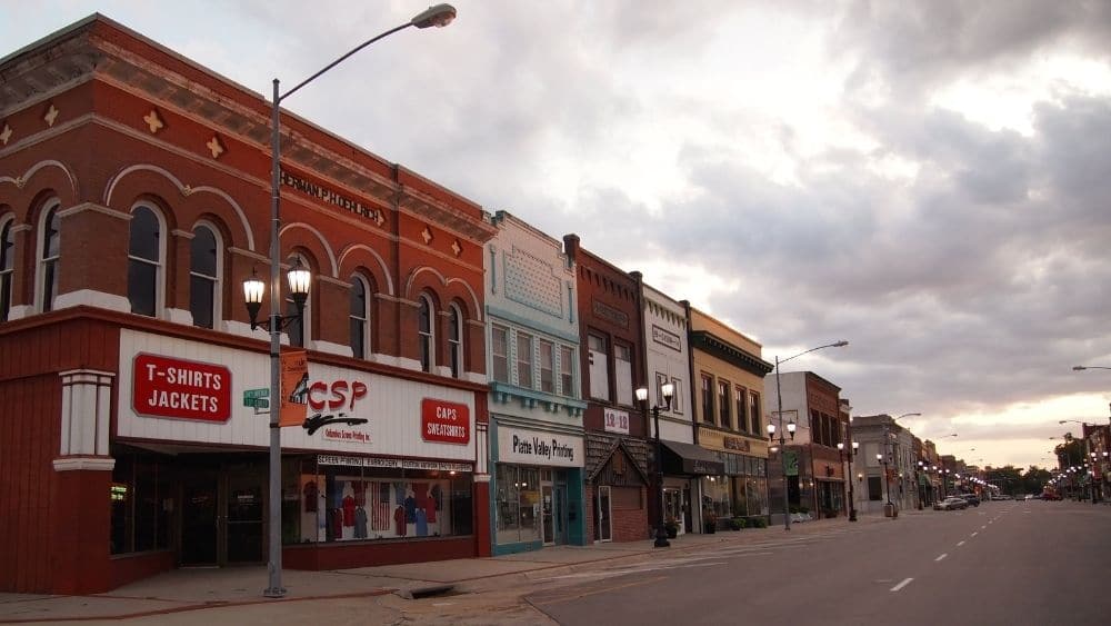 street view of columbus, nebraska