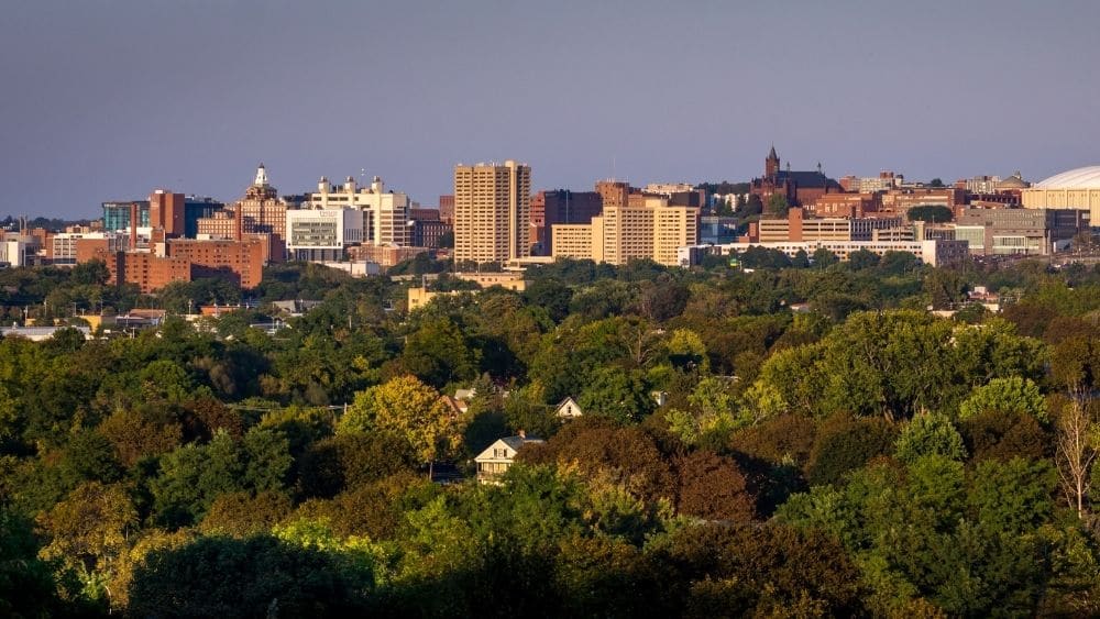 University Hill in Syracuse, New York.