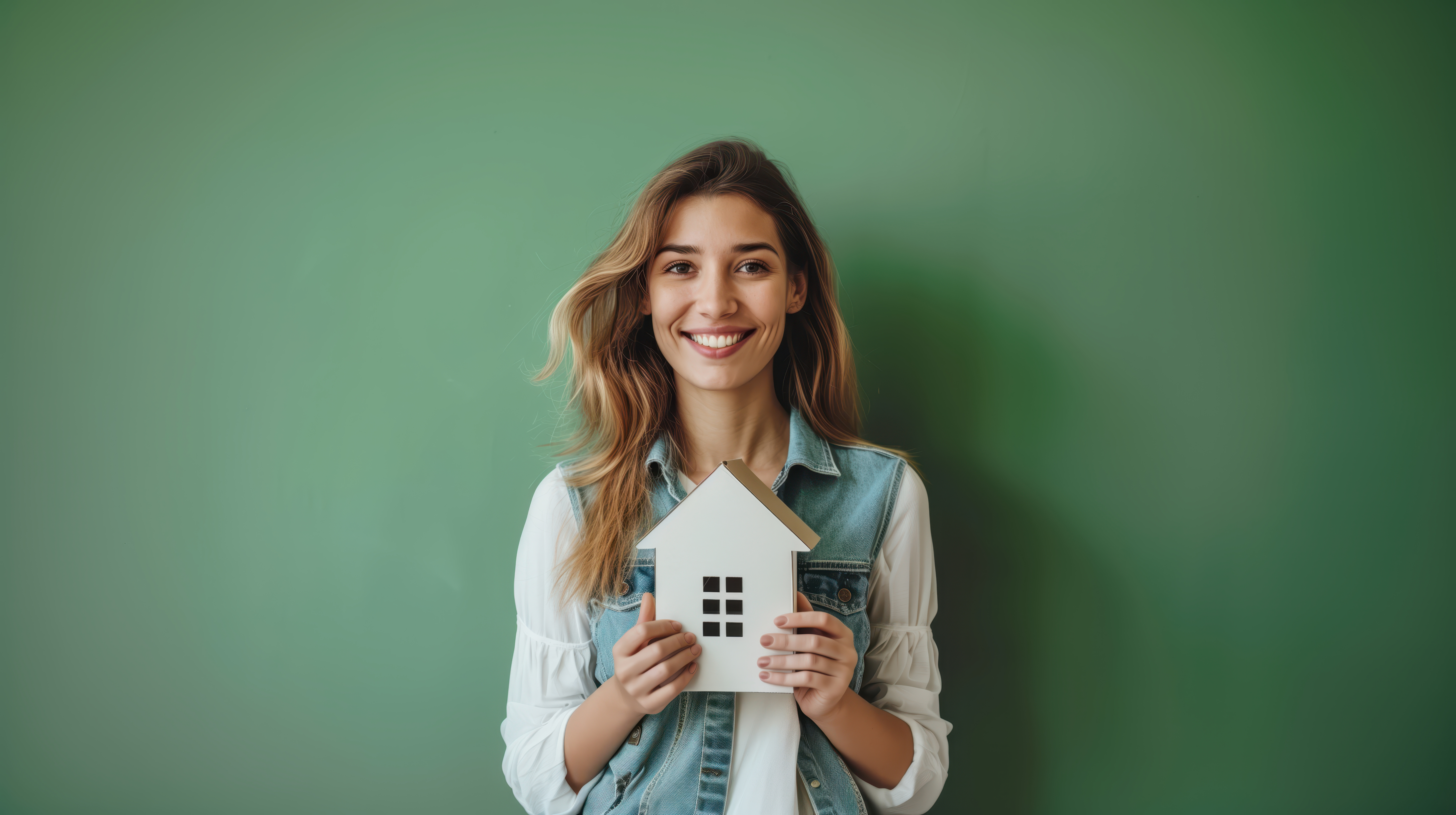 woman-holding-wood-house