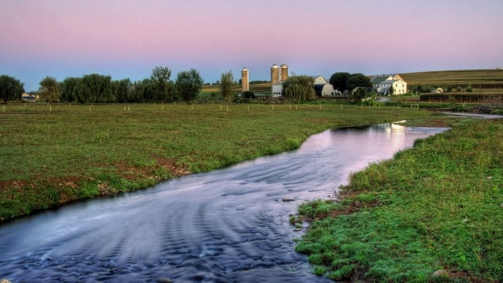 A farm in Berks County in Pennsylvania