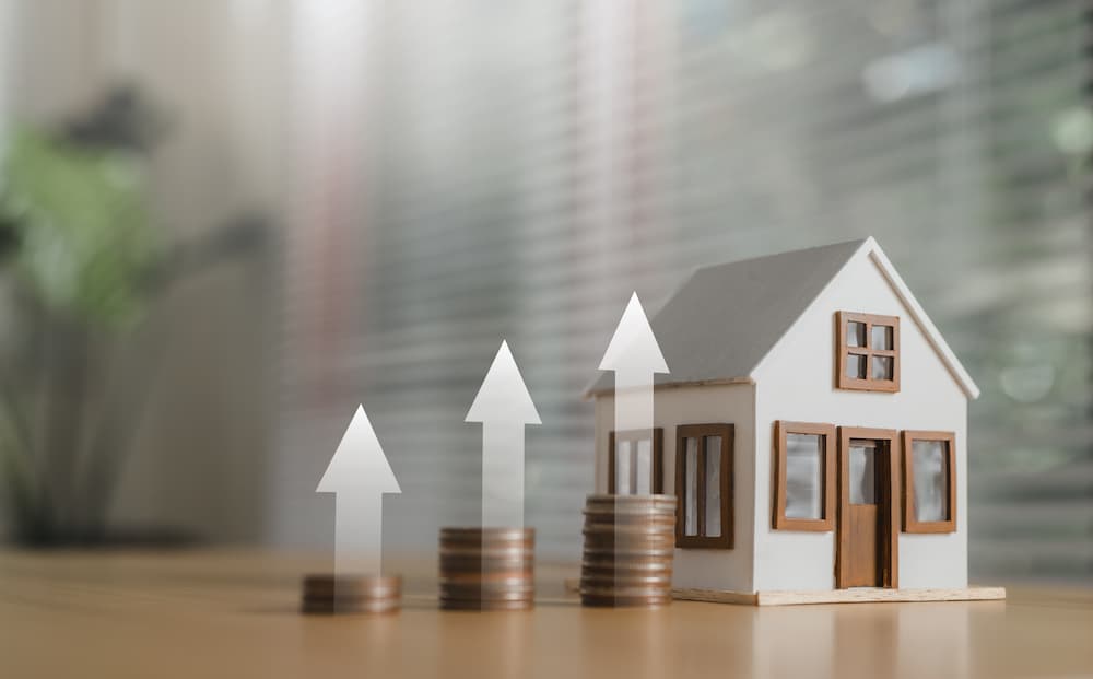 home value rises
